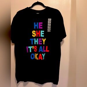 Pride T Shirt. Unisex L